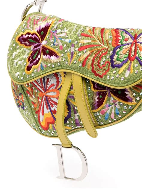 dior butterfly saddle bag|fashionphile dior saddle bag.